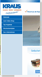 Mobile Screenshot of metzgerei-kraus.de